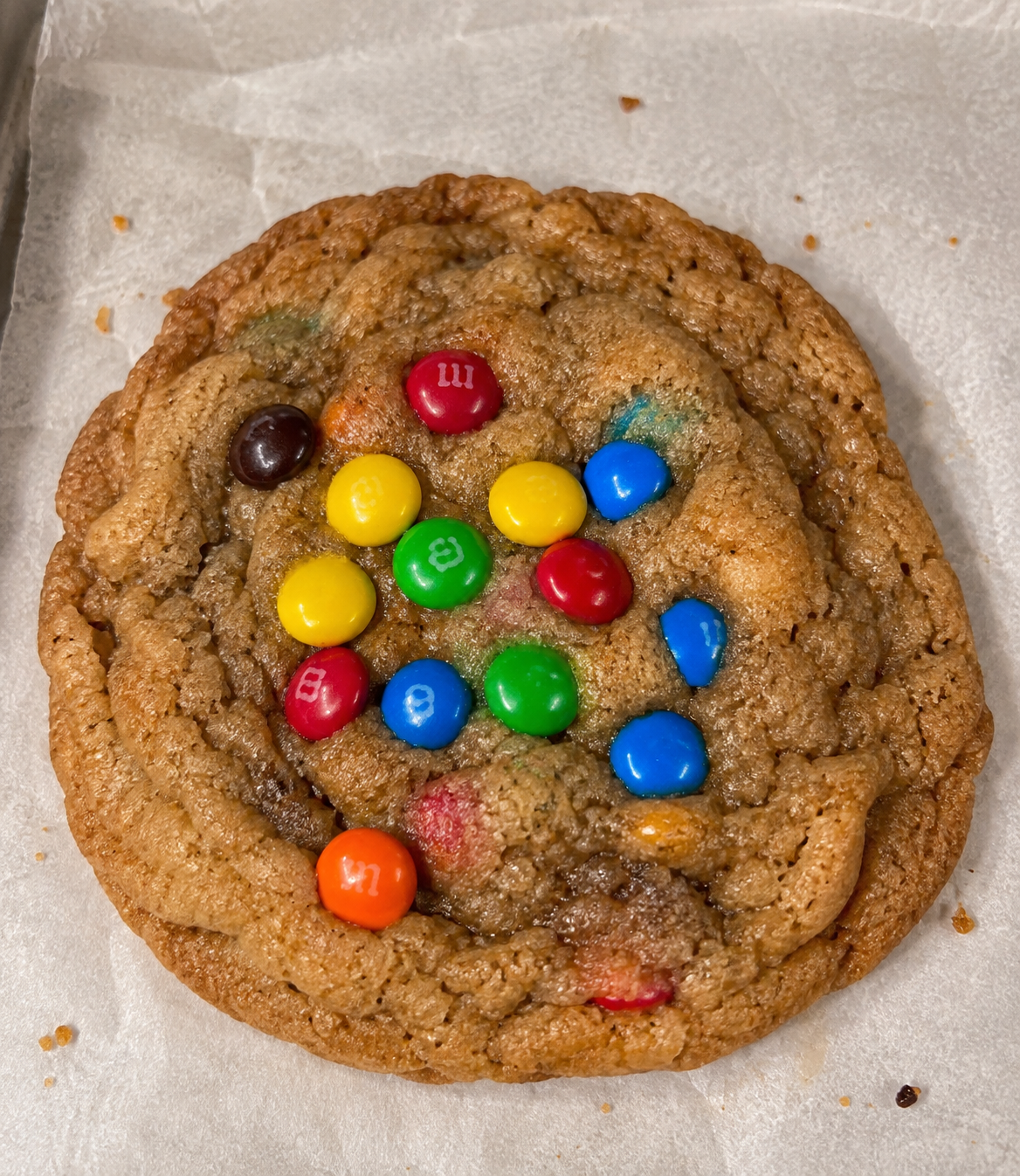M&M cookie